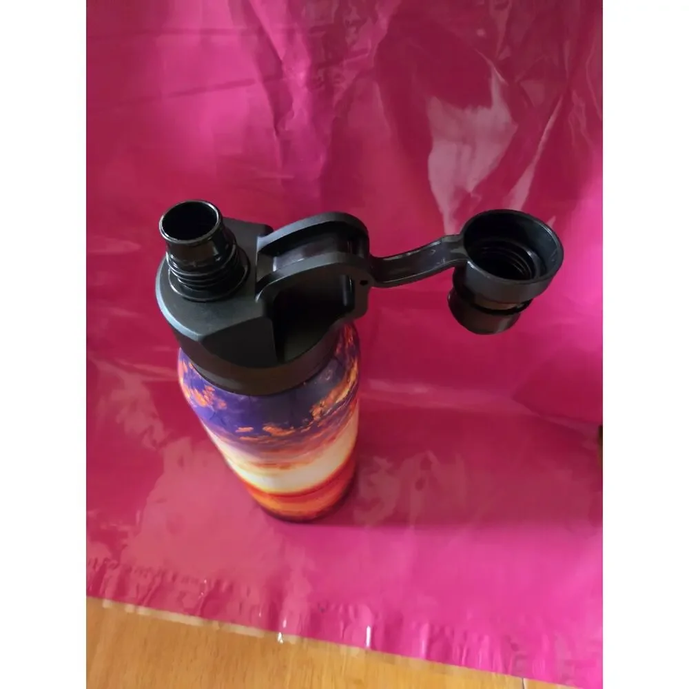 Manna 32 Oz. Jumbo Stainless Steel Water Bottle Sunset Design